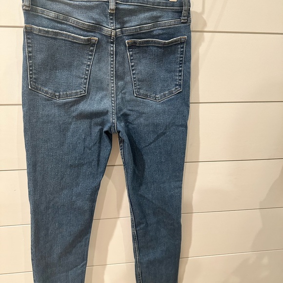 GAP TEEN SIZE 16 JEANS SKY HIGH SKINNY ANKLE IN LIGHT DENIM NWOT - Picture 4 of 14